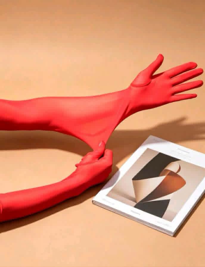Gants Opéra – Rouge✨