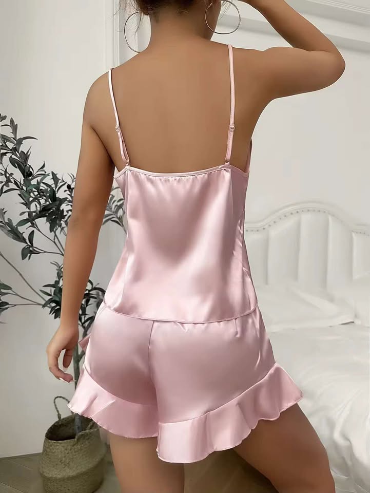 Pyjama Satin Chic 3 PCS