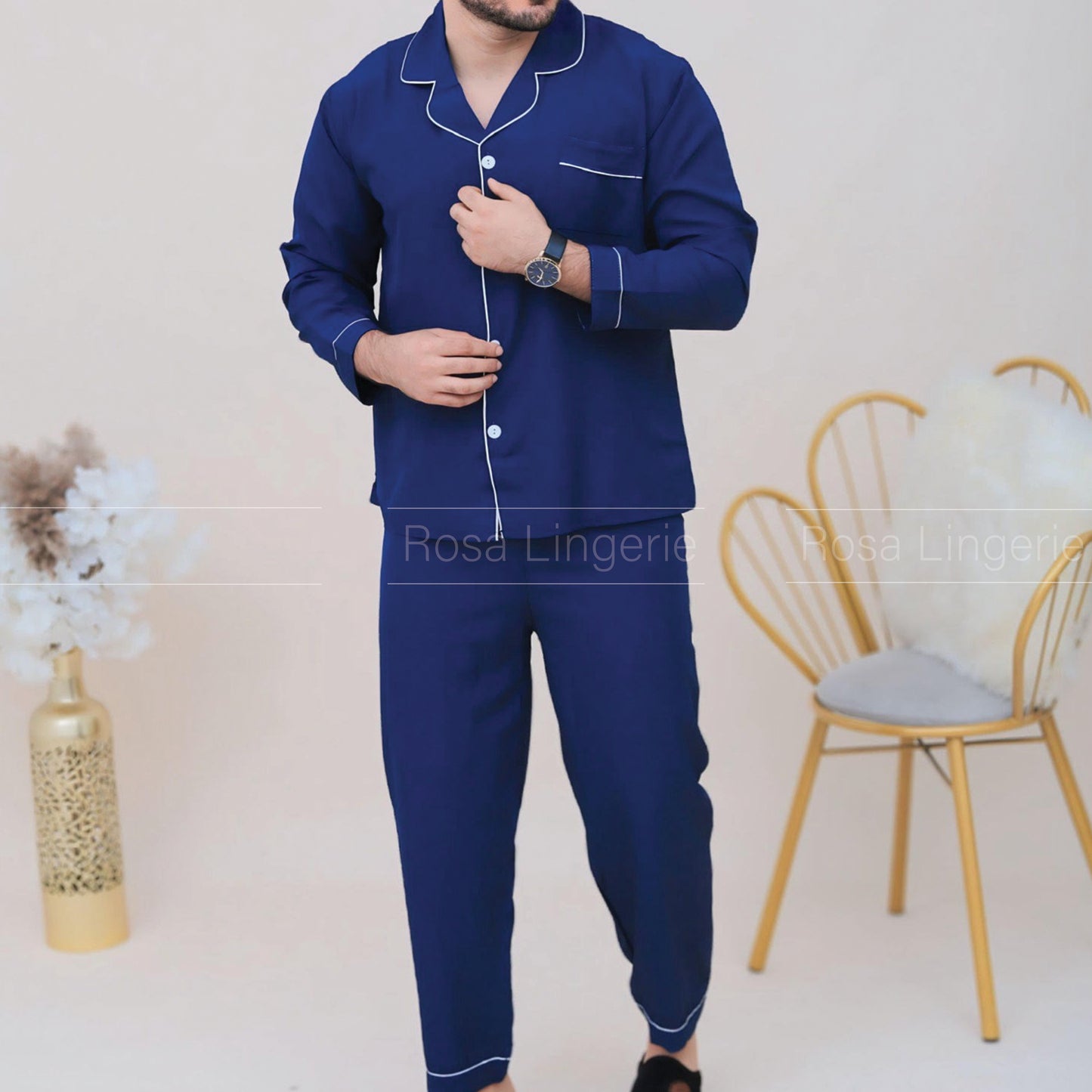 Pyjama Homme Manche Longue