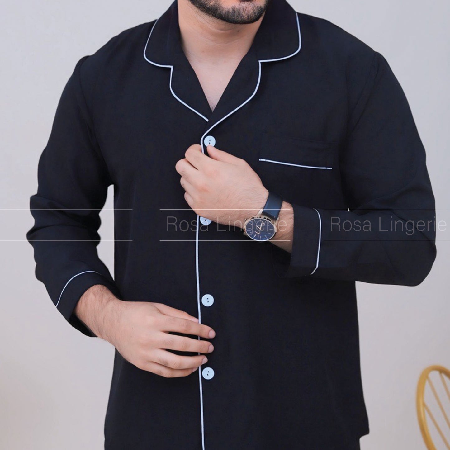Pyjama Homme Manche Longue