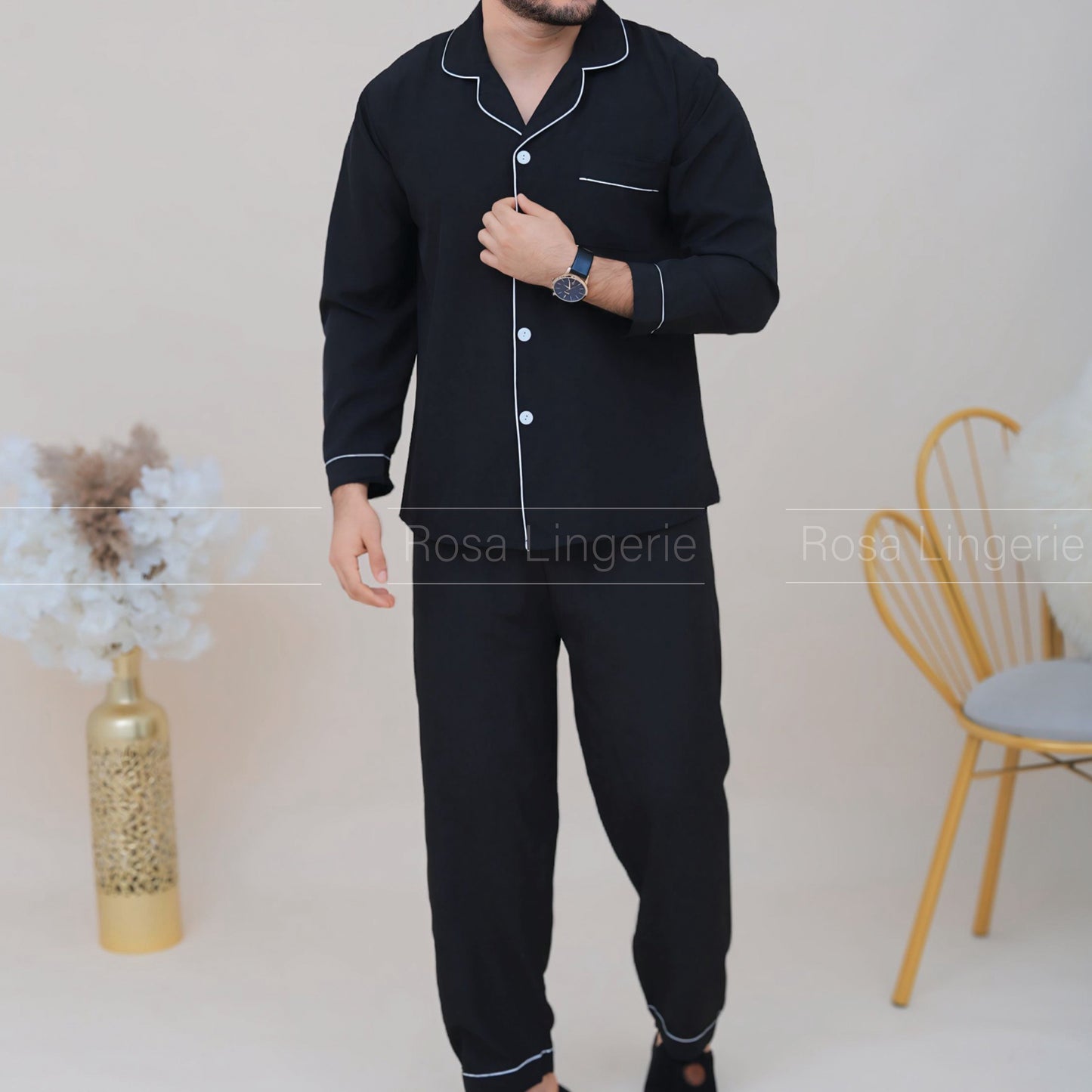 Pyjama Homme Manche Longue