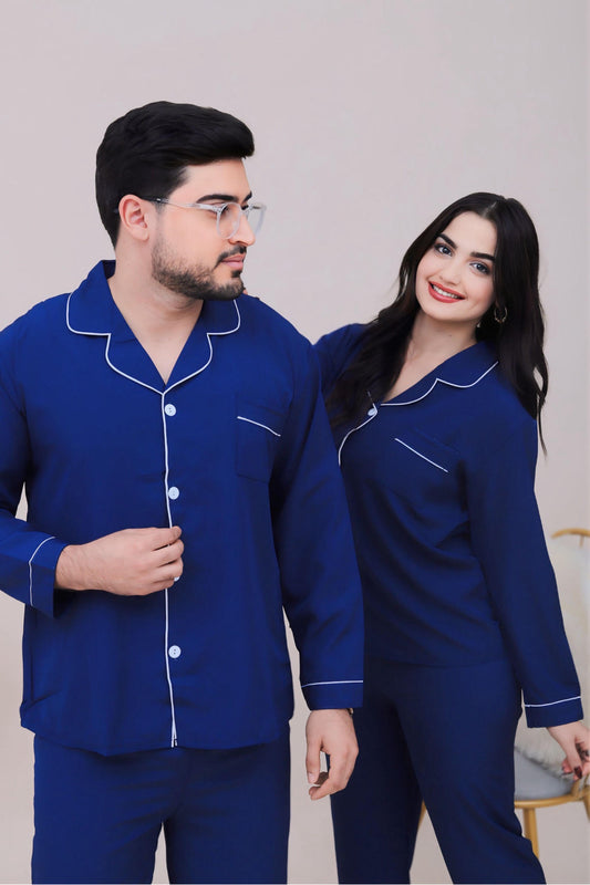 Pyjama de Couple manche longue (2 pyjamas)